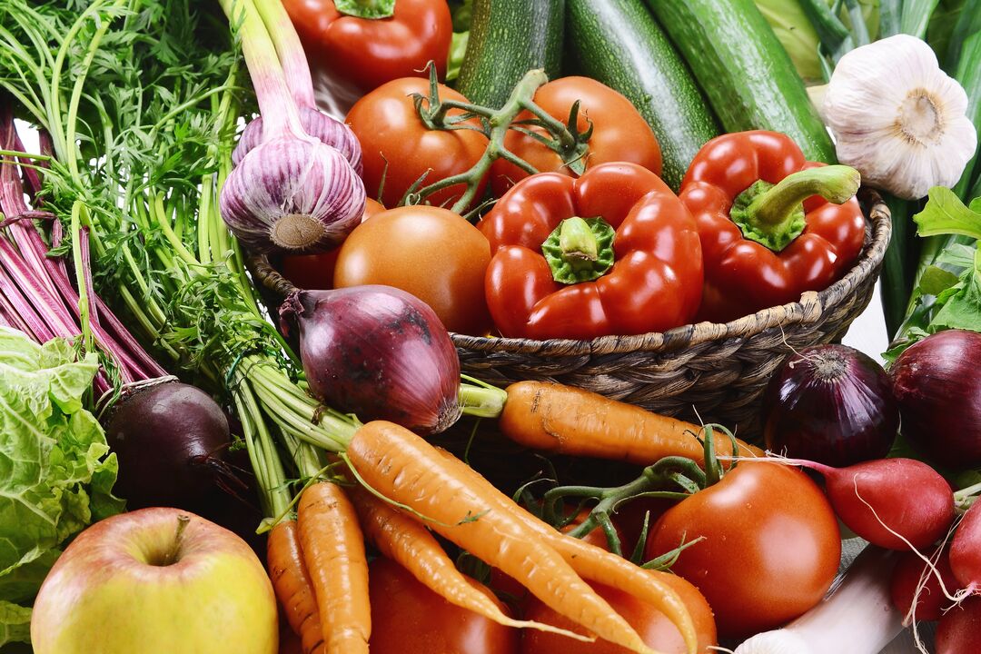 Gemüse und Kräuter für die Potenz